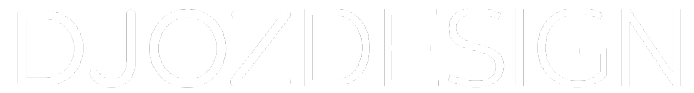 Djozdesign - logo wit - vaste partner Ivo Vrancken Beeldmaker
